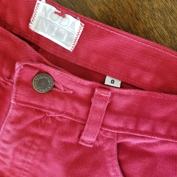 Red Moda Int'l The London Jean Size 8 Vintage - Picture 5 of 5
